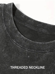 Herren T-Shirt Oversize Long-Tee Rundhals Sommer Baumwolle Streetwear S-XXL