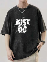 Herren T-Shirt Oversize Long-Tee Rundhals Sommer Baumwolle Streetwear S-XXL