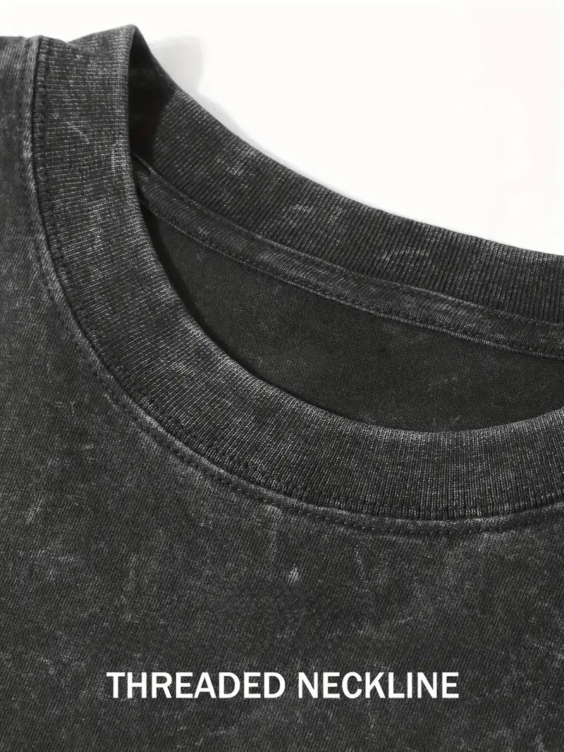 Herren T-Shirt Oversize Long-Tee Rundhals Sommer Baumwolle Streetwear S-XXL