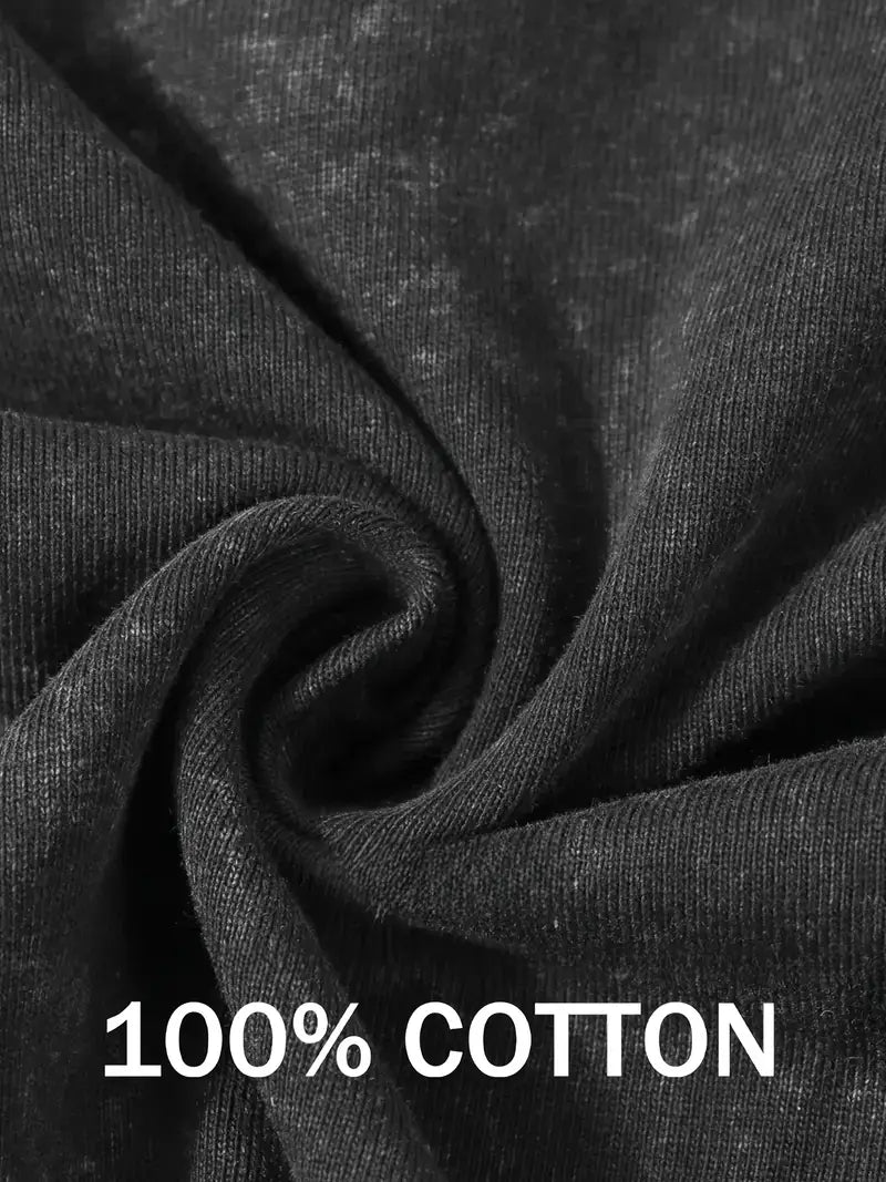 Herren T-Shirt Oversize Long-Tee Rundhals Sommer Baumwolle Streetwear S-XXL